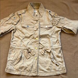 Loft NWT Tan Beige Military Style Utility Jacket
